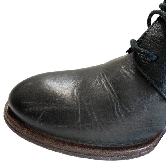 PIKOLINOS Black Lace Up Oxford Heels Shoes 38 7.5 - Picture 10 of 13